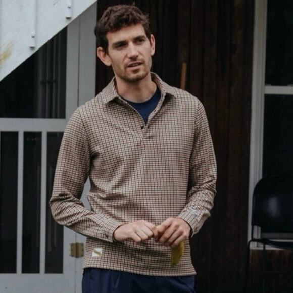 Tracksmith Cross Country Popover Shirt - Picture 1 of 7